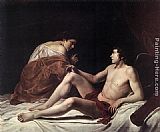 Orazio Gentleschi Cupid and Psyche painting